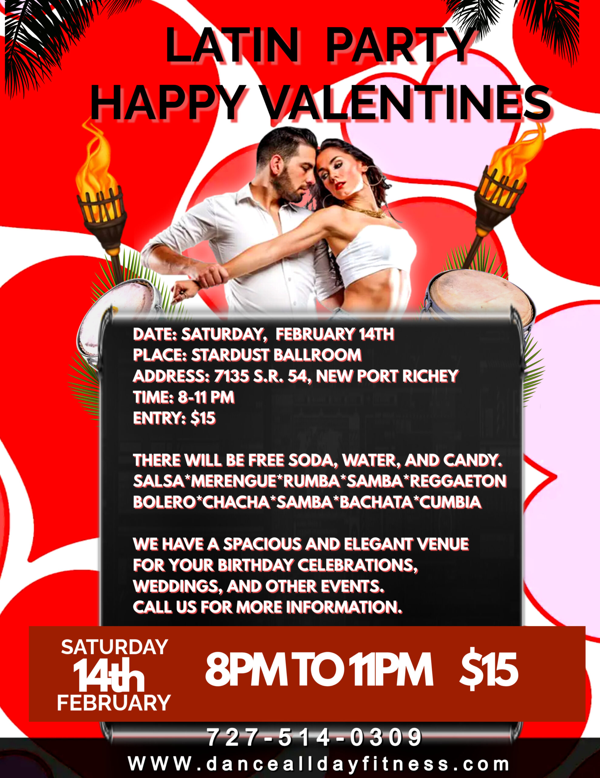 Latin Night Saturday 2/14