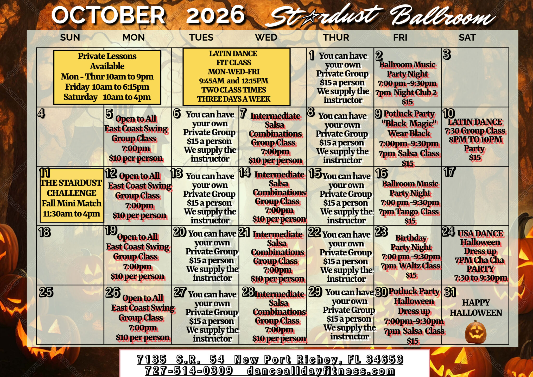 October 2026 Calendar